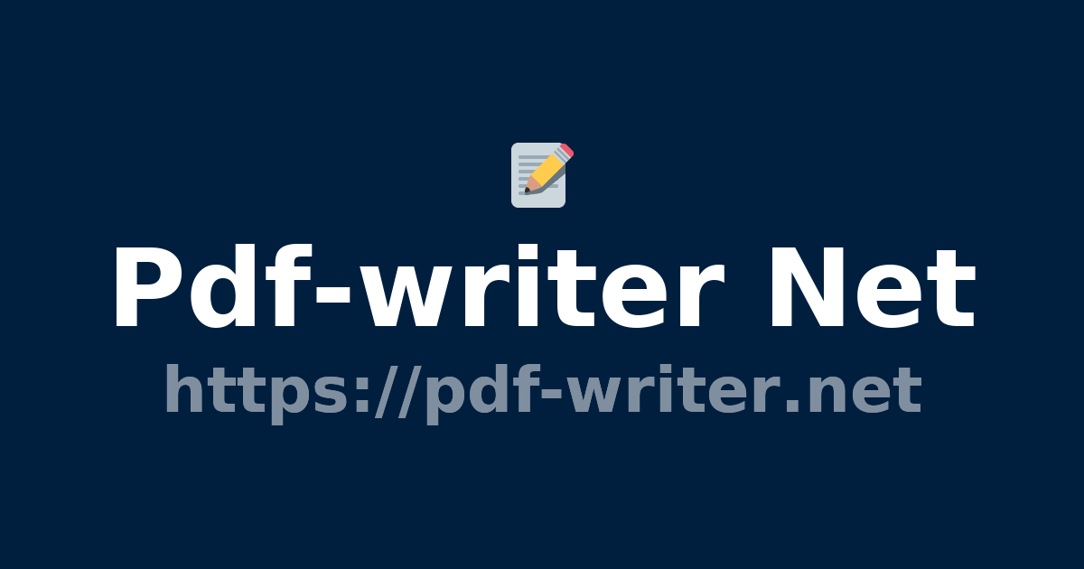 PDF Writer - Professional PDF Creation & Editing Tools Online